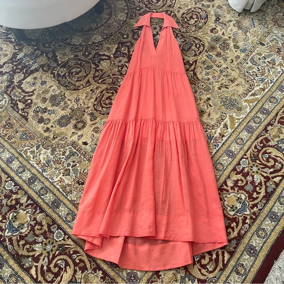 Nicholas Halo Dress Orange - Picture 3 of 8